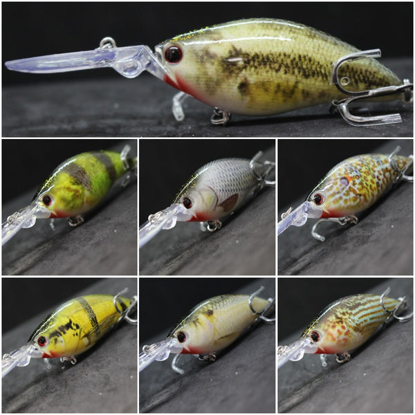 Rapala Jointed Shallow Shad Rap Lures - Crankbait Wobbler Plugs