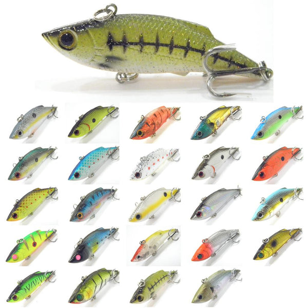 wLure 7cm 20g Lipless Long Casting Bait 10 per Lot Transparent with for  Custom Lure Painting 3 Types Swimming Action UPL773